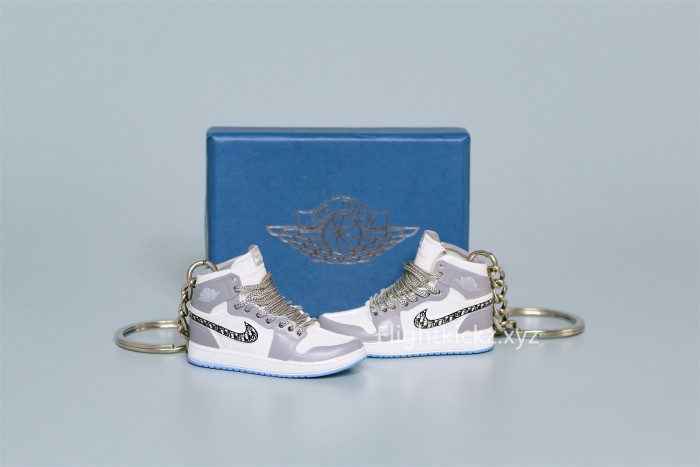 Mini Sneaker Di0r x Air Jordan 1 High 3D keychain