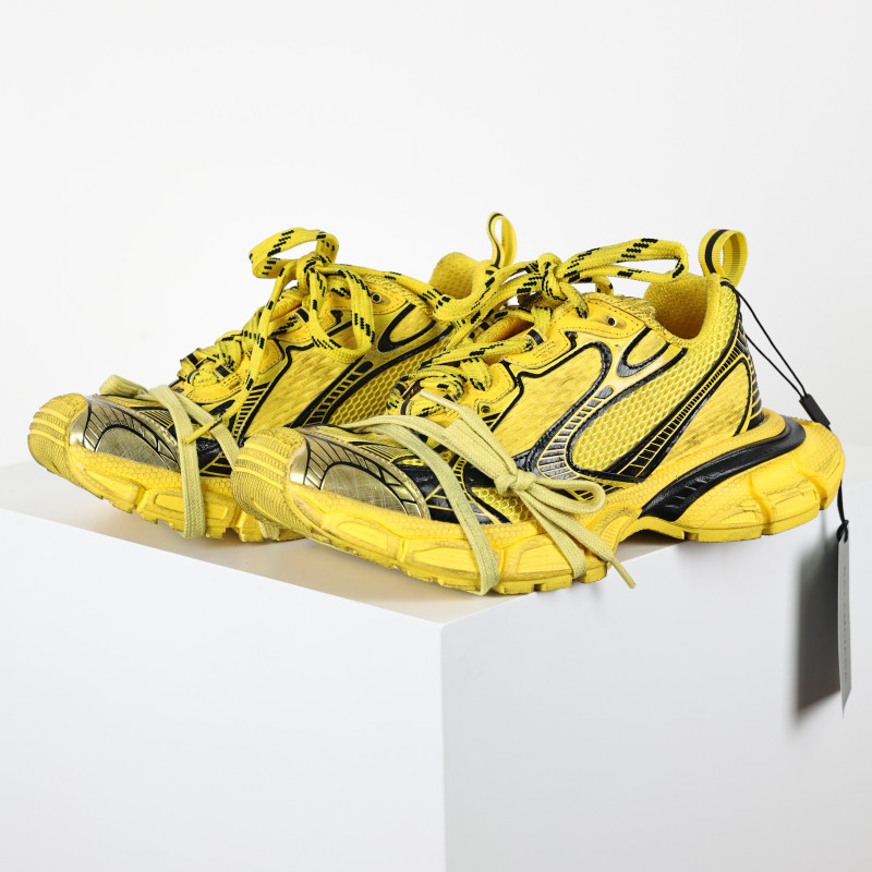 Balenciag* 3XL Ski Sneaker  'Worn-Out - Yellow Black'