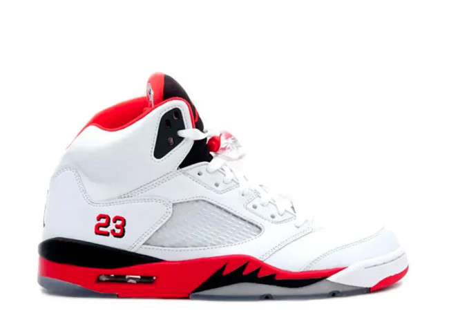 Air Jordan 5 Fire Red Black Tongue 2025 （A1）