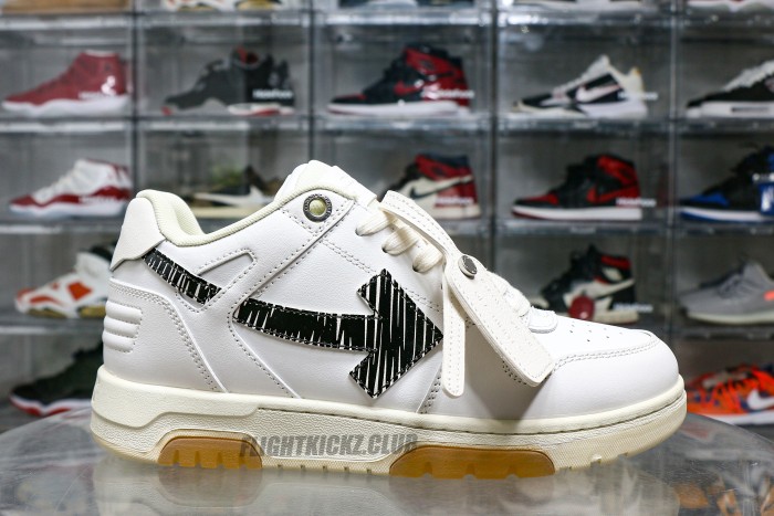 OFF-WHITE OOO Low Tops White Black SS21