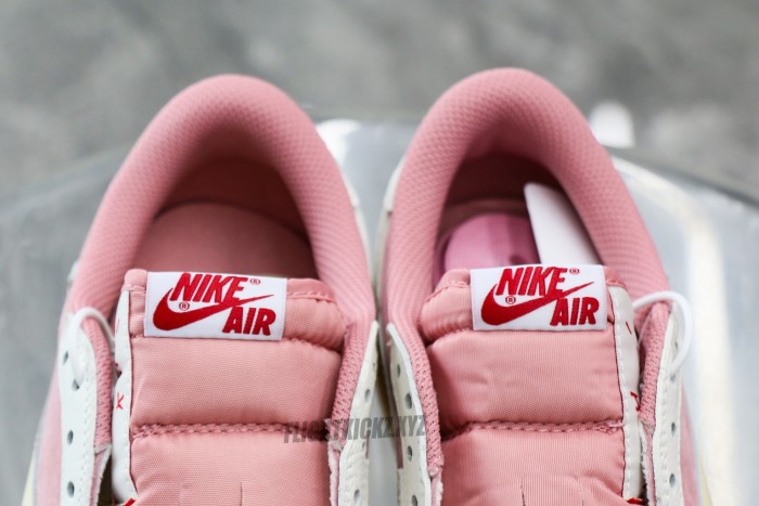 Travis Scott x Air Jordan 1 Low OG  Shy Pink  2025