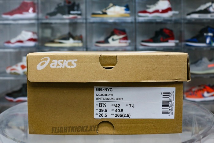 ASICS Gel-NYC White Smoke Grey （A1）