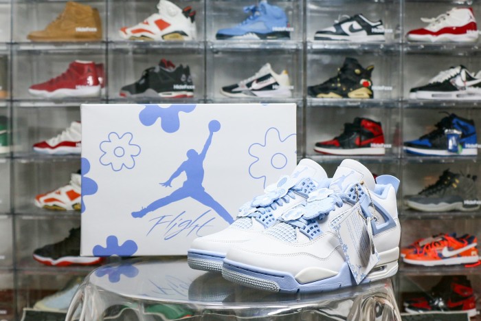 Air Jordan 4 “Forget Me Not / Aluminum”  WMNs（A1）