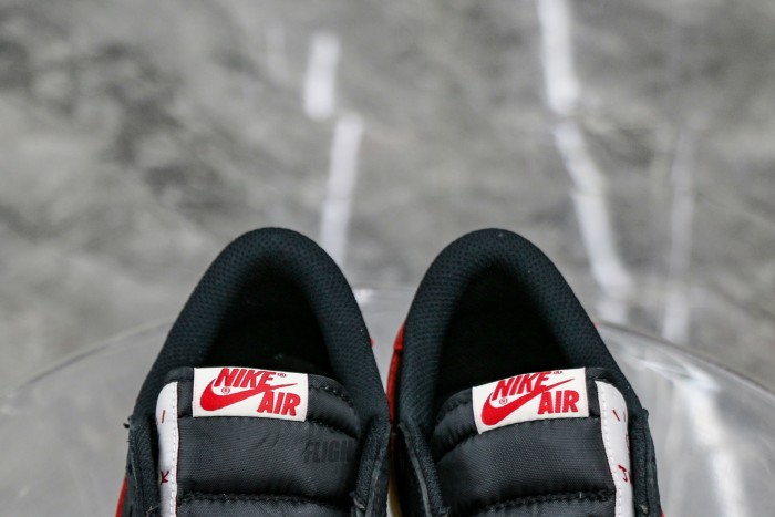 Travis Scott x Air Jordan 1 Low OG Black Red Custom
