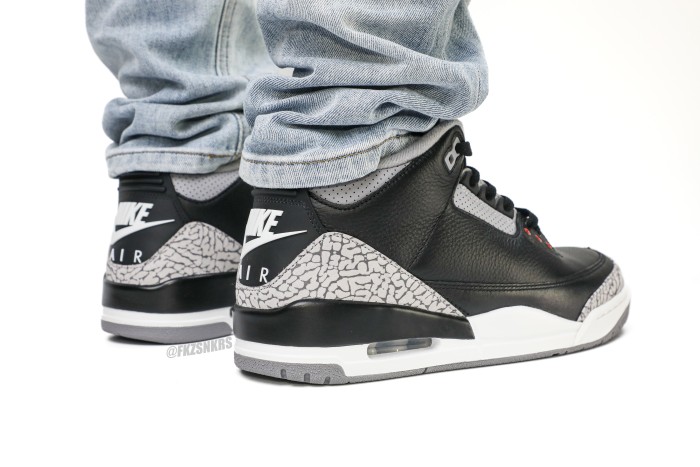 Air Jordan 3 Retro Black Cement Reimagined 2024（A1）