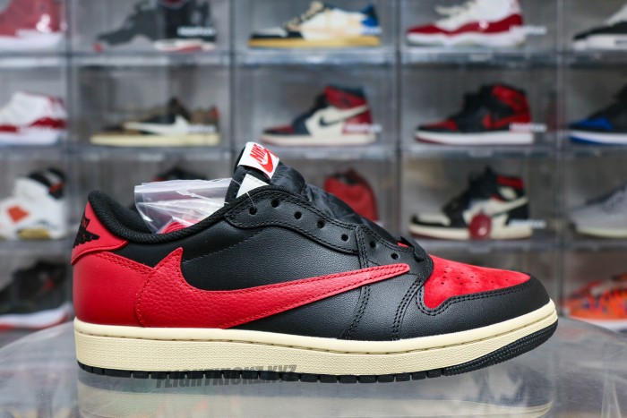 Travis Scott x Air Jordan 1 Low  Bred Concept