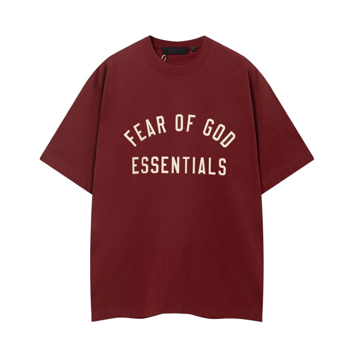 FOG  Essentials 2025 Spring SummerLetter Print Short Sleeve T-Shirt