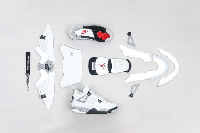 Air Jordan 4 Retro OG 'White Cement' 2025（A1）