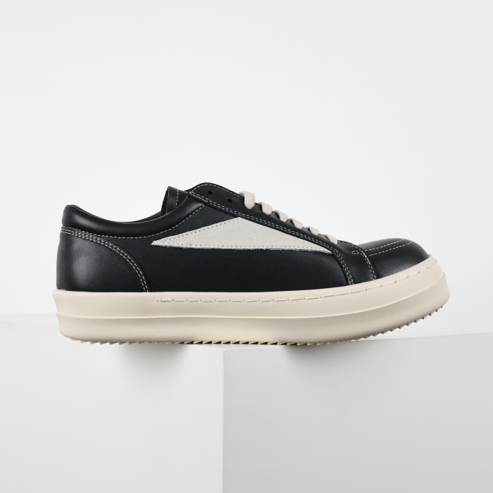 R!ck Owens Luxor Vintage Lows ‘Black Milk’