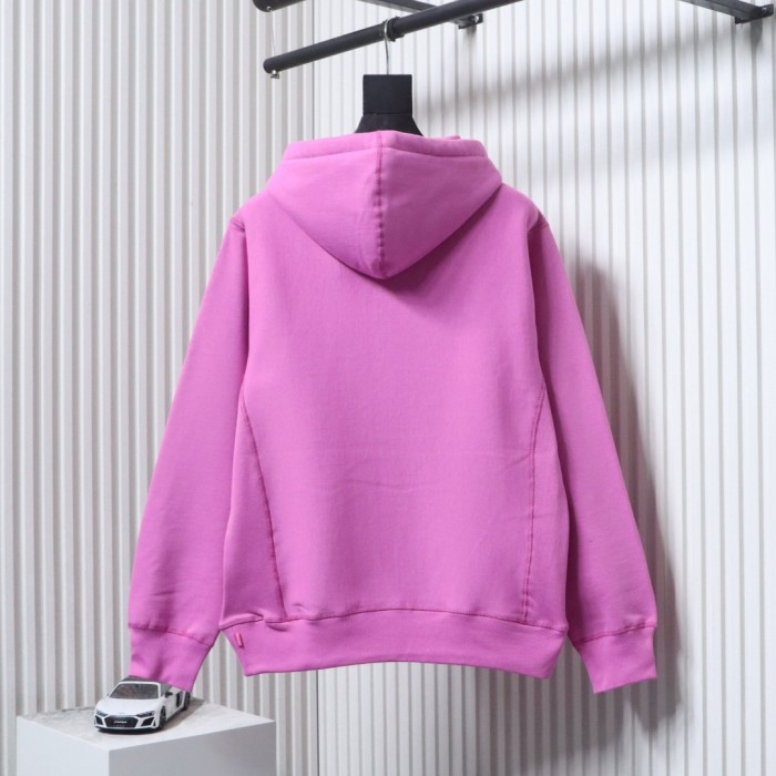 Suprem3 X  Swarovski Motion Logo Hooded Sweatshirt