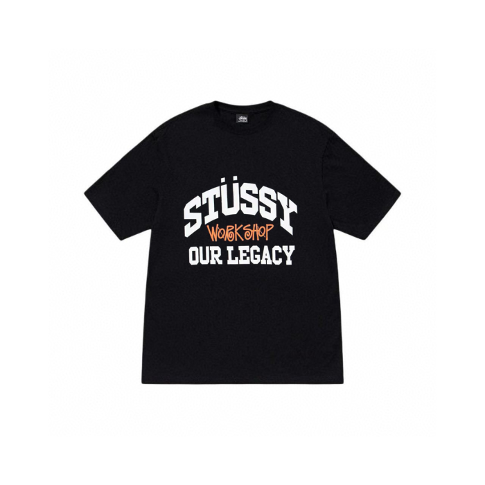 Stussy Logo Print Crew Neck Short Sleeve T-shirt