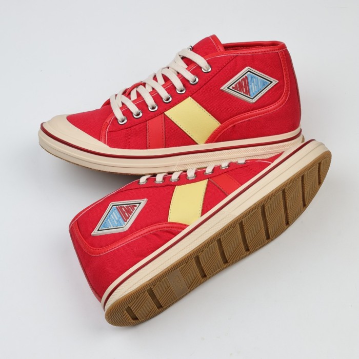 Botteg@ Venet@ Elliott Red Sporty Sneaker High