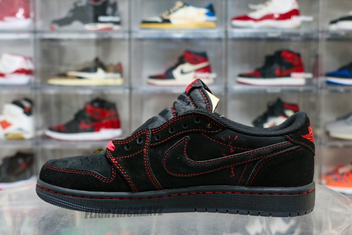Travis Scott x Air Jordan 1 Low Black Phantom Concept
