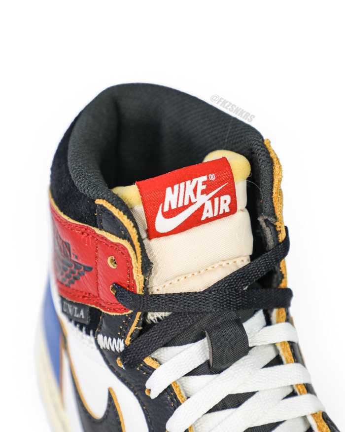 Fragment x Jordan 1 Retro High Union Los Angeles Blue Toe 2026（A1）