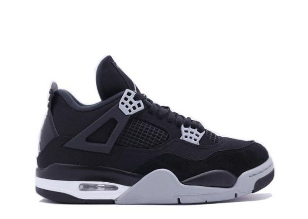 Air Jordan 4 “Black Canvas   (GS)