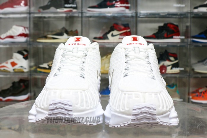 Nike Shox TL White Metallic Silver