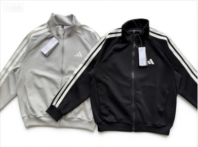 Adidas ST SPORTS KN TT Logo Letter Stripe Raglan Long-Sleeve Jacket