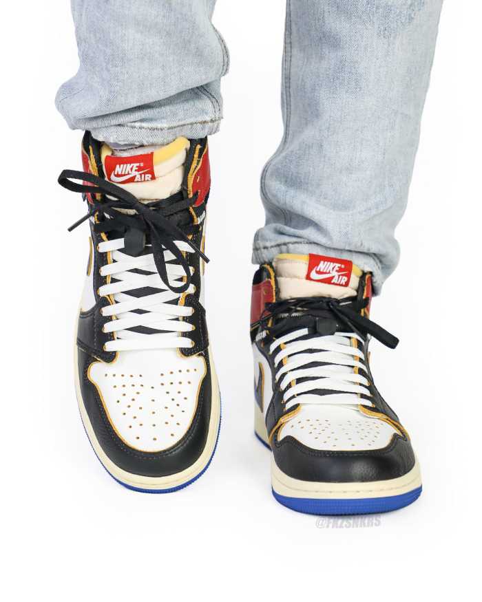 Fragment x Jordan 1 Retro High Union Los Angeles Blue Toe 2026（A1）