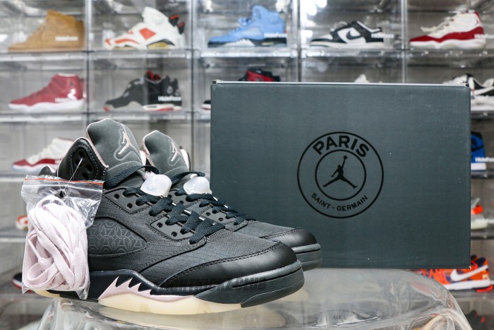 PSG x Air Jordan 5 Paris Saint-Germain Off Noir 2025 ( A1)