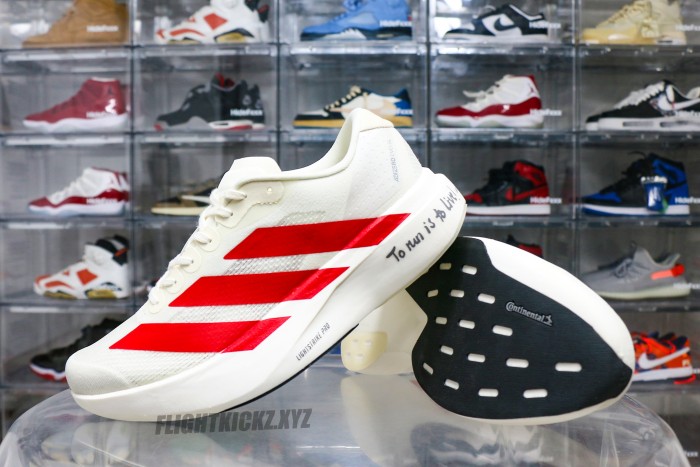 Adidas Adizero EVO SL Off White Better Scarlet