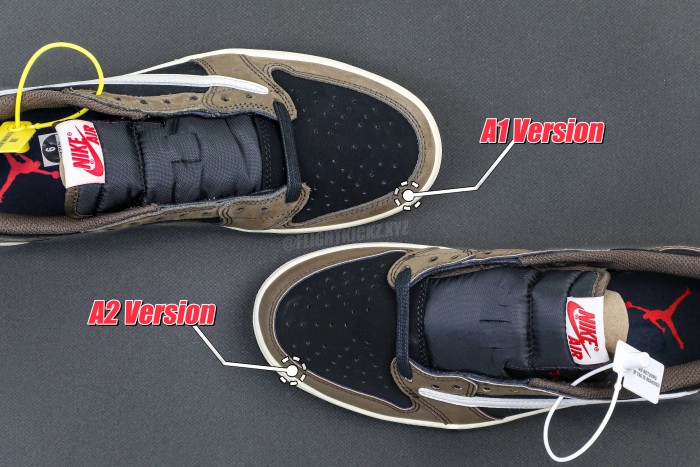 Travis Scott X Air Jordan 1 Low 'Cactus Jack'（A2 Batch)