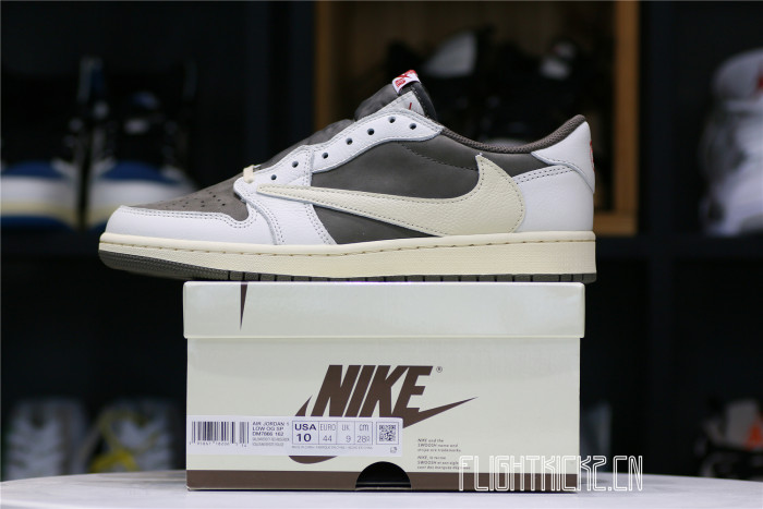 Travis Scott x Air Jordan 1 Low OG  Reverse Mocha GS（A1）