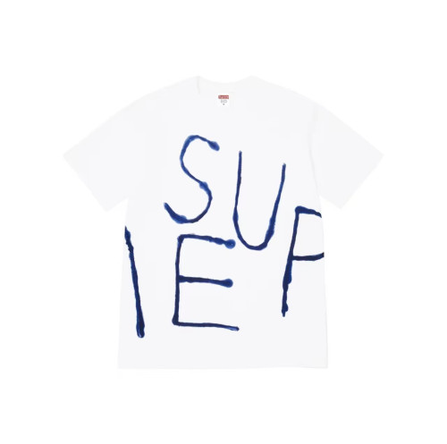 Supreme Multicolor Logo Print Crew Neck T-Shirt