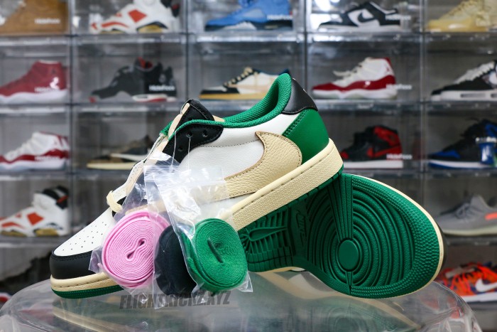 Travis Scott x Air Jordan 1 Low Pine Green Concept
