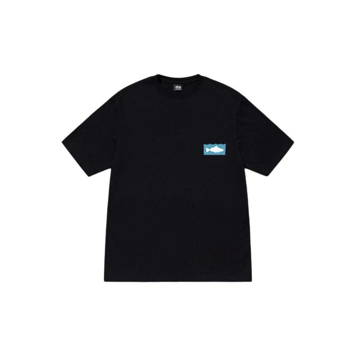 Stussy Letter Print Crew Neck Short Sleeve T-shirt