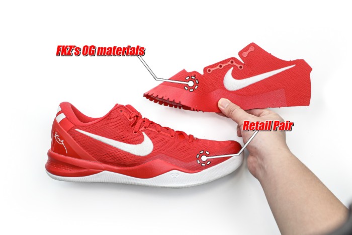 Nike Kobe 8 Protro University Red （2024）（A1）