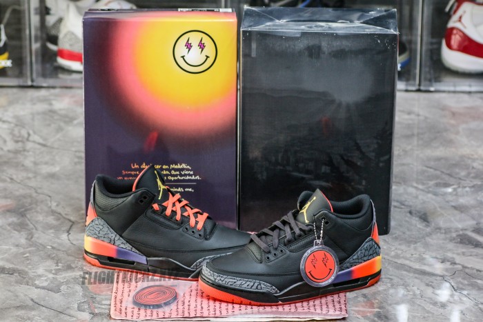 J Balvin X Air Jordan 3 Retro Rio （A1）
