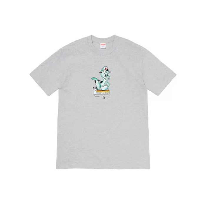 Supreme Dinosaur Comic Logo Print T-Shirt