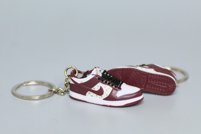Mini Sneaker Nike SB Dunk Low Supreme Mean Grean 3D keychain