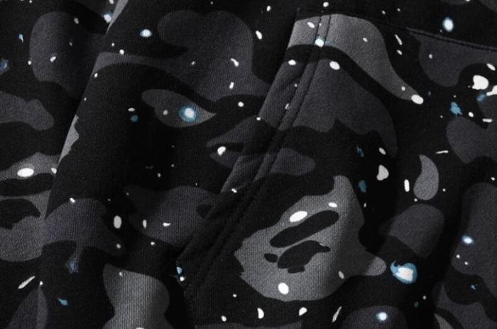Bape Camo Double Shark Full Zip Hoodie