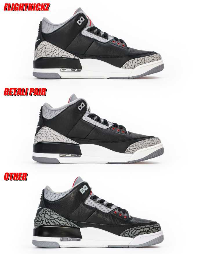 Air Jordan 3 Retro Black Cement Reimagined 2024（A1）