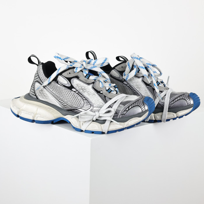 Balenciag* 3XL Ski Sneaker  'Worn-Out - Grey Blue'