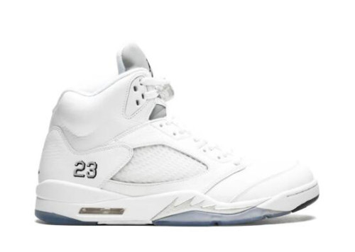 US Warehouse : Air Jordan 5 Retro “Metallic White” 2026 ( A1)