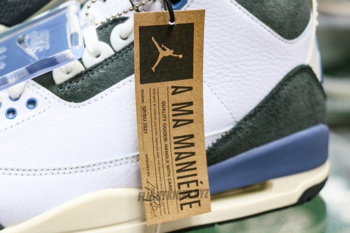 A Ma Maniére x Air Jordan 3 “Diffused Blue” （A1）