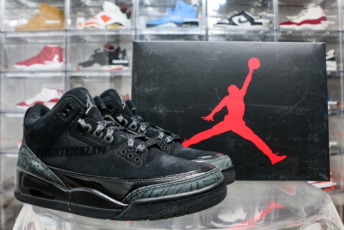 Jordan 3 Retro GS Black Cat 2025（A1）