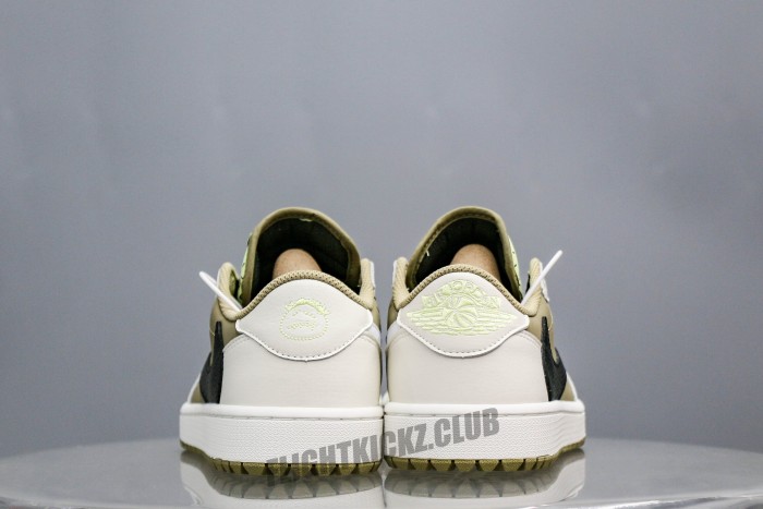 Travis Scott x Air Jordan 1 Low Golf Neutral Olive (A2 Batch)