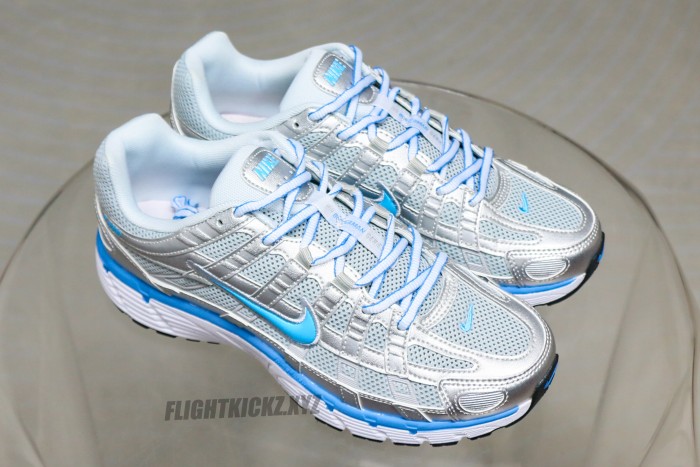 Nike P-6000 Metallic Platinum Pure Platinum Metallic Silver University Blue