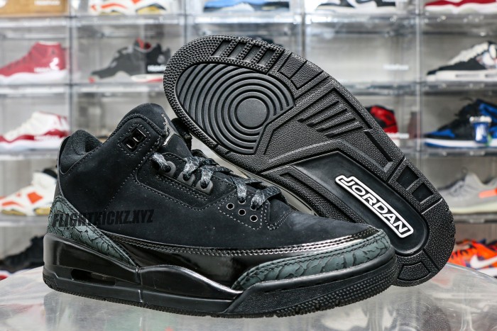 Jordan 3 Retro GS Black Cat 2025（A1）