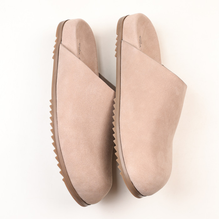 R!ck Owens Round Toe Mules - Brown