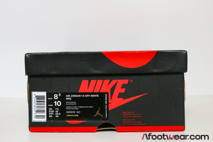 2018 Off White X Air Jordan 1 White GS (A1)