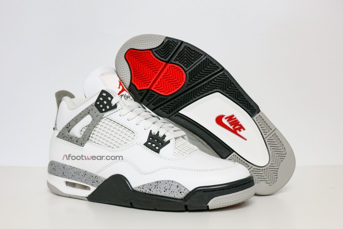 Jordan 4 Retro OG GS White Cement 2025 ( A1 )