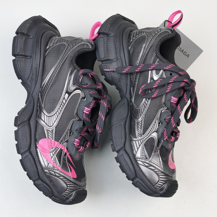 Balenciaga Shiny Embossed Sneakers Grey