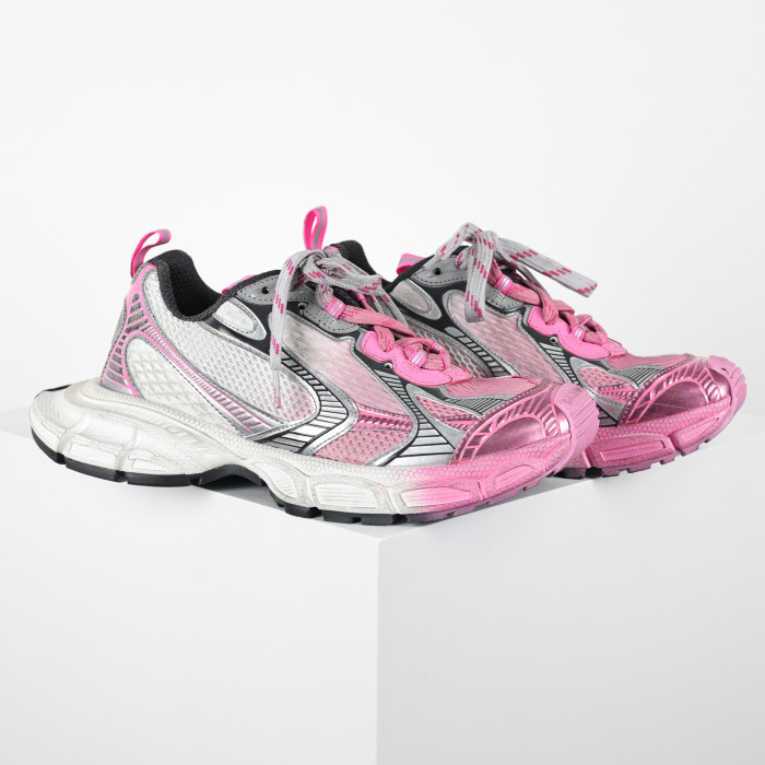 BALENCIAGA 3XL Toe Spray Sneakers PINK