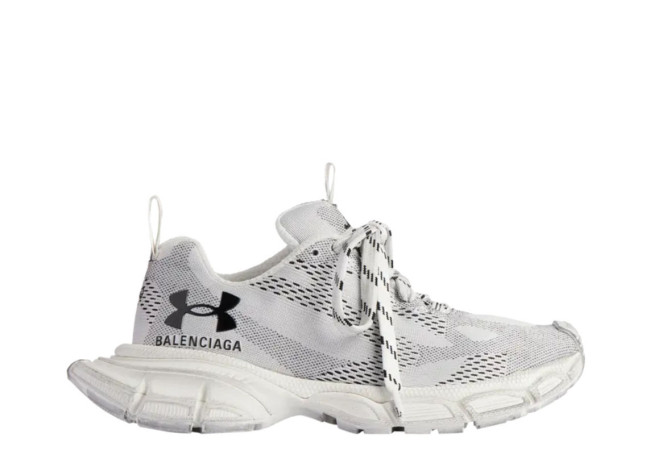 Balenciaga x Under Armour 3XL sneakers in white and black
