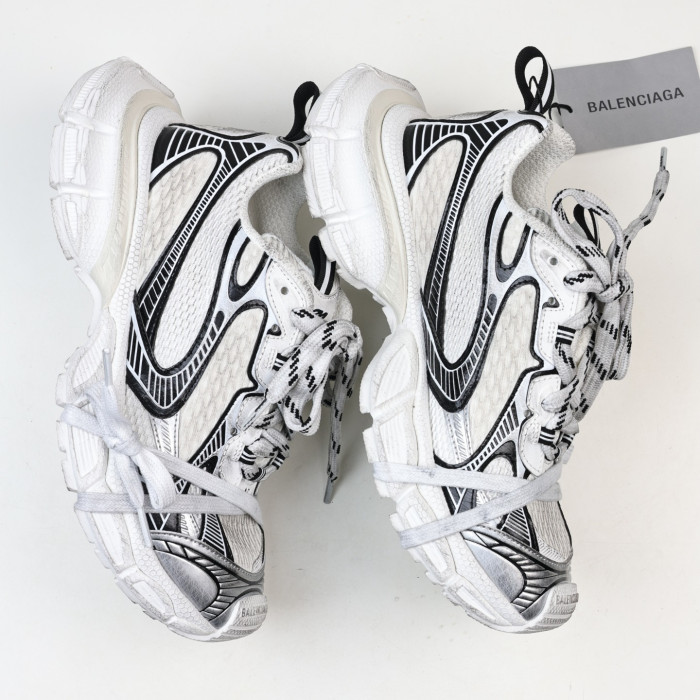 Balenciaga 3XL Panelled Sneakers White