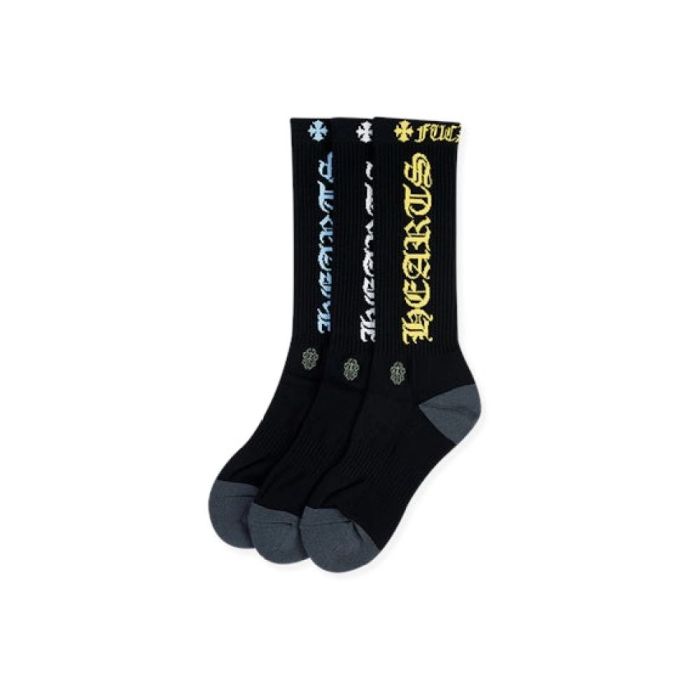 Chrome Hearts Letter Socks
